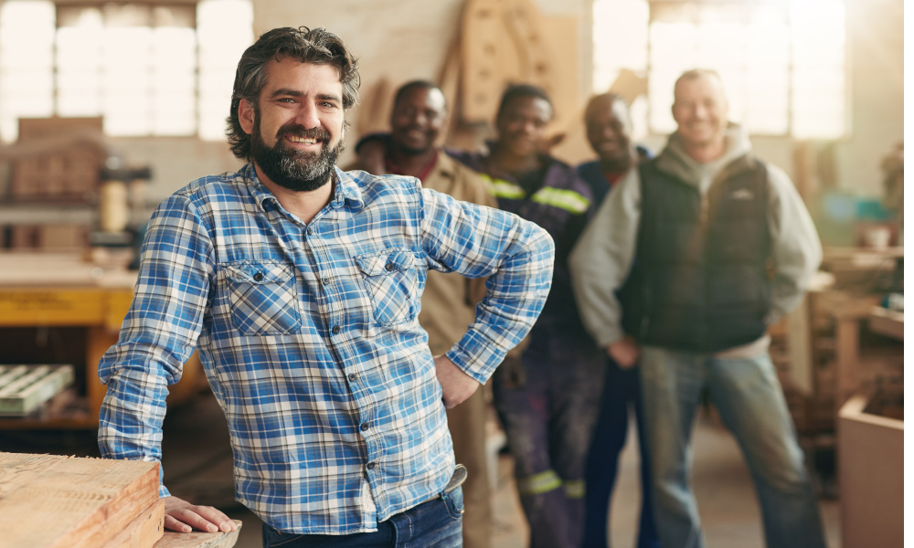 small-business-owner-team-stock